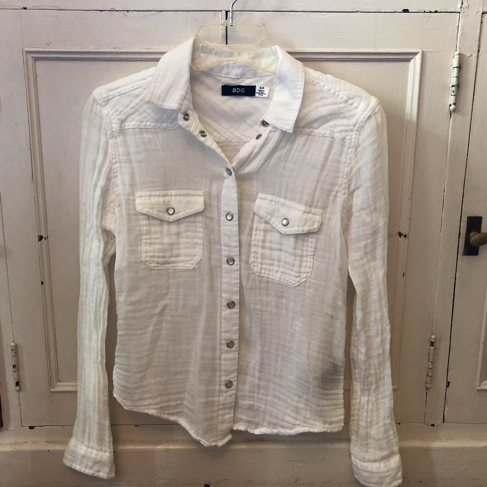 Urban Outfitters White Button Down